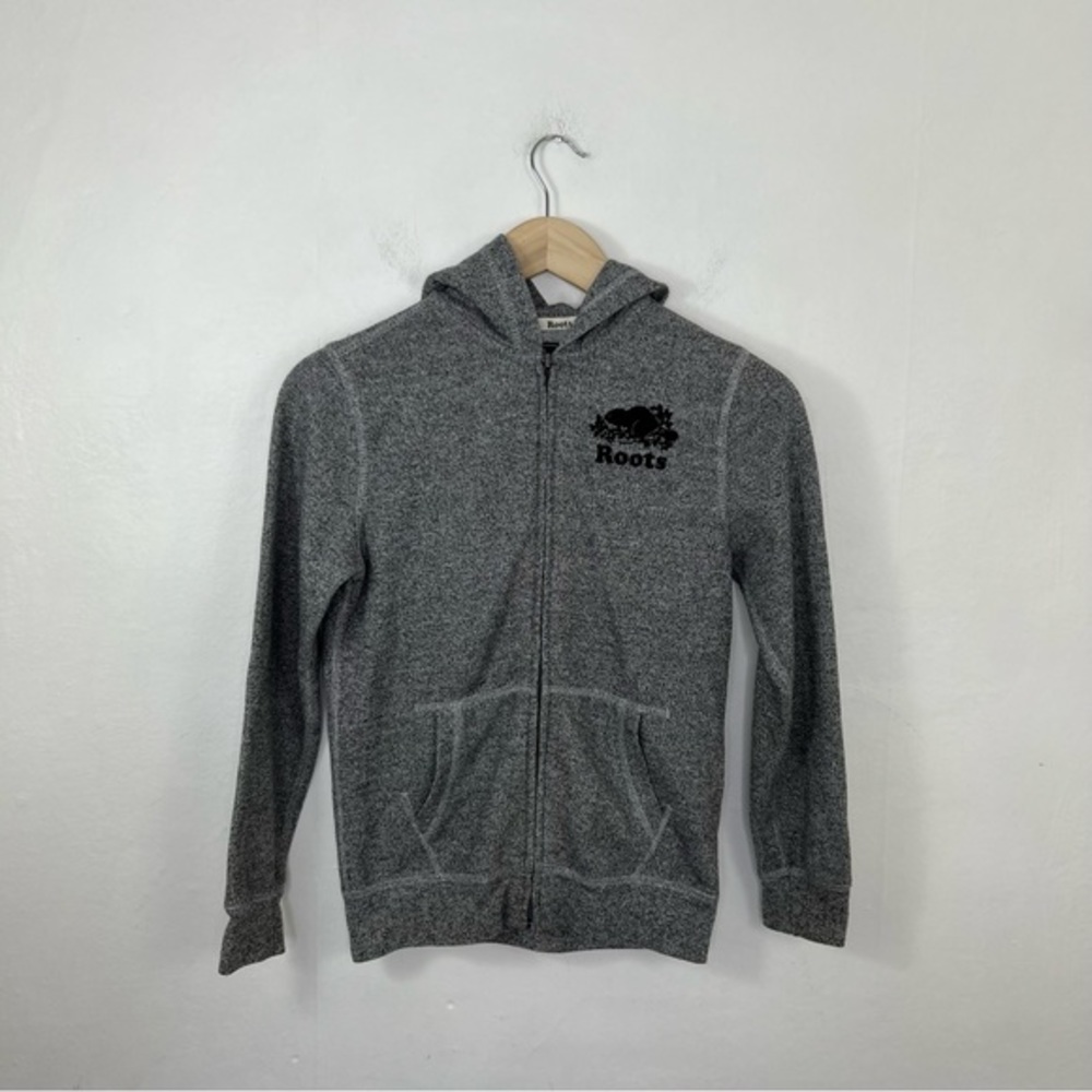 Roots Kids Gray Zip-Up Hoodie